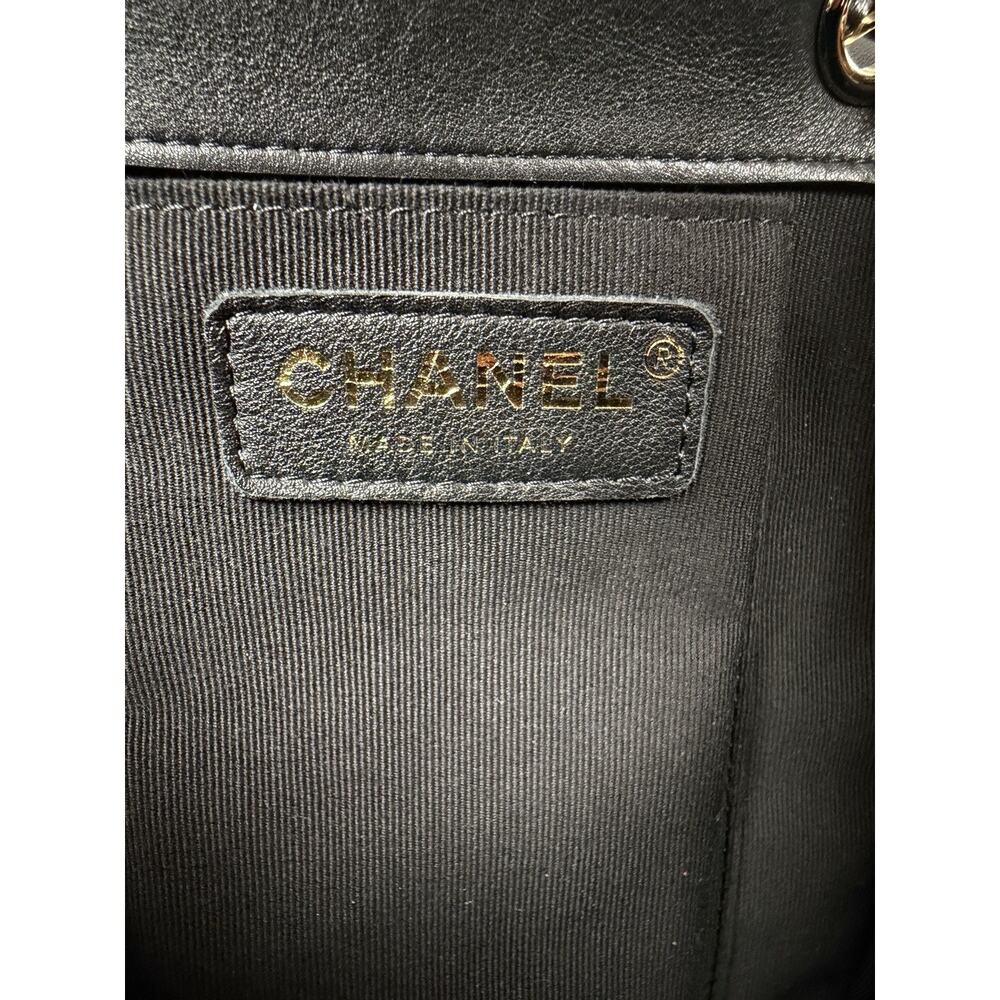 Chanel Large Duma Backpack in Black Quilted Lambskin Leather NFC D7 - Picture 16 of 16